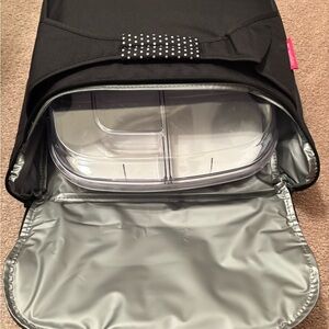 Pampered Chef Insulated bag, inserts and BBQ grilling rack